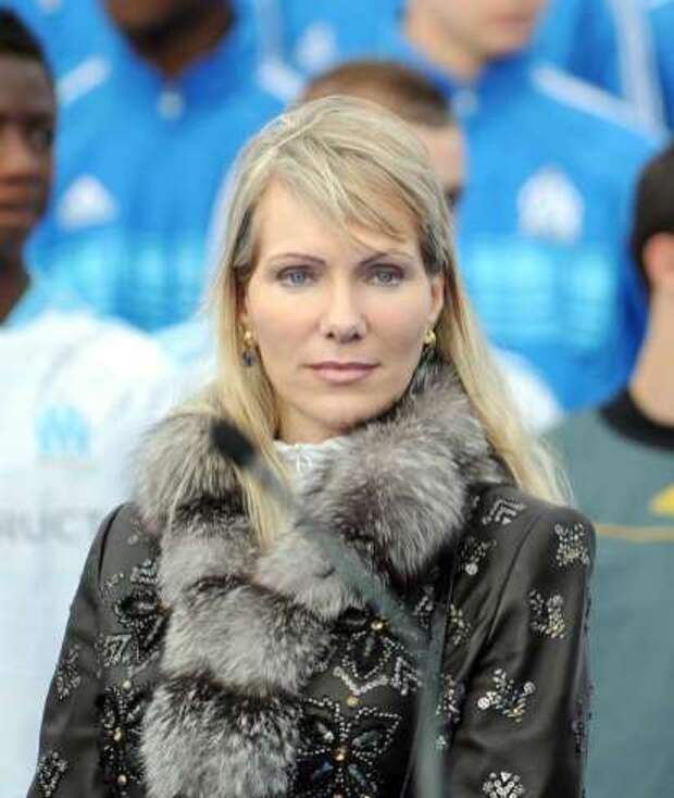 Widow of Robert Louis-Dreyfus and owner of Marseille's football club, Margarita Louis-Dreyfus attends the inauguration of the new building of the Olympique de Marseille football team's new training center named Robert-Louis Dreyfus, on January 28, 2011 in Marseille, southeastern France. AFP PHOTO/GERARD JULIEN (Photo credit should read GERARD JULIEN/AFP/Getty Images)