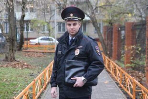 Алексей Николаев — участковый ОМВД по району Бутырский / Фото: Ярослав Чингаев, «Звездный бульвар»