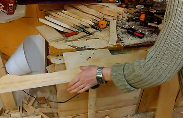 Удобная стойка для удочек или столярный DIY NRV Wood, своими руками, сделай сам, столярка