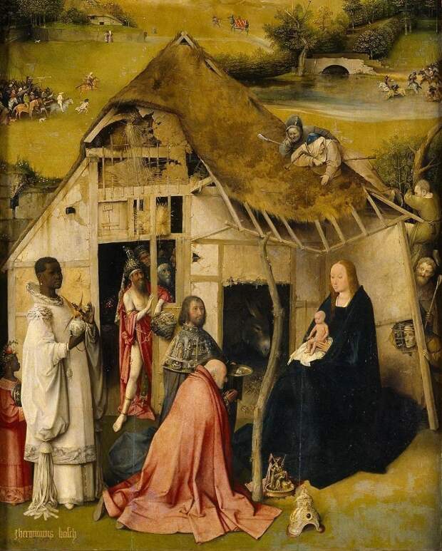 Иероним Босх. Поклонение волхвов / Hieronymus Bosch. Adoration of the Magi