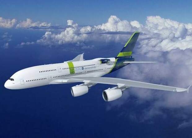 A380 станет летающей лабораторией для испытаний водородного двигателя...