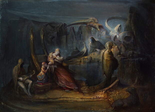 Мрачные картины Agostino Arrivabene