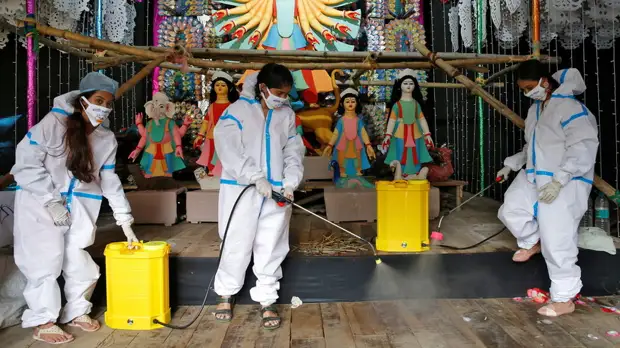 В Индии число случаев коронавируса превысило 7,5 млн