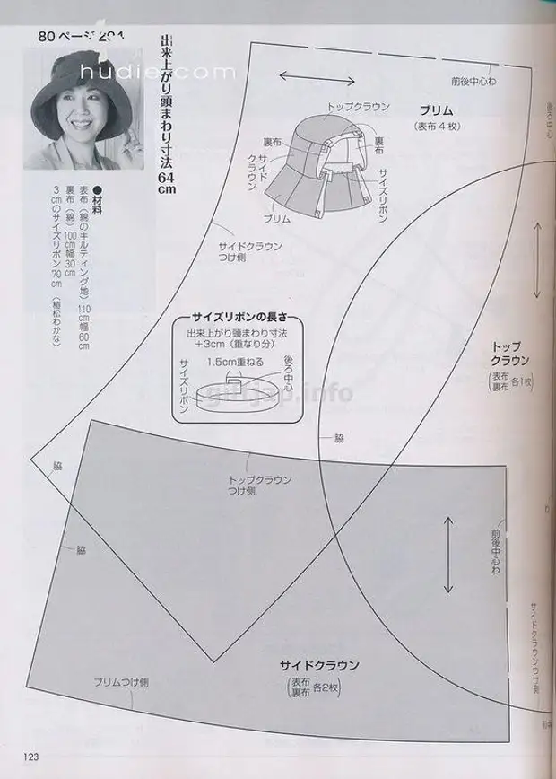 Сшить панаму своими руками выкройка. Панама клош выкройка. Японские выкройки шляпок. Выкройка шляпки. Японские выкройки головных уборов.