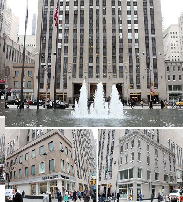 Весь комплекс Rockefeller Plaza был перемещен из-за этих двух зданий (Манхэттена, Нью-Йорк). | Фото: uiut.boltai.com.