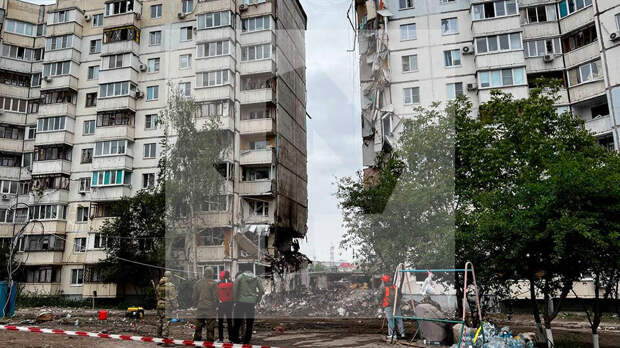 Гладков: в Белгороде могут построить дом на месте обрушившегося при обстреле ВСУ
