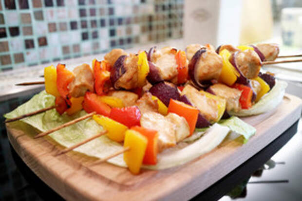 Фото к рецепту: Мега шашлычки. Просто, вкусно и полезно! Фото к рецепту: Мега шашлычки. Просто, вкусно и полезно!