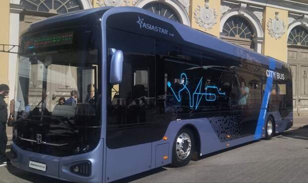 На улицы Петербурга скоро выйдет электробус большого класса Asiastar X9 City EV