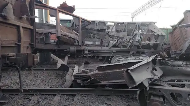 В Харьковской области повреждён ж/д вокзал