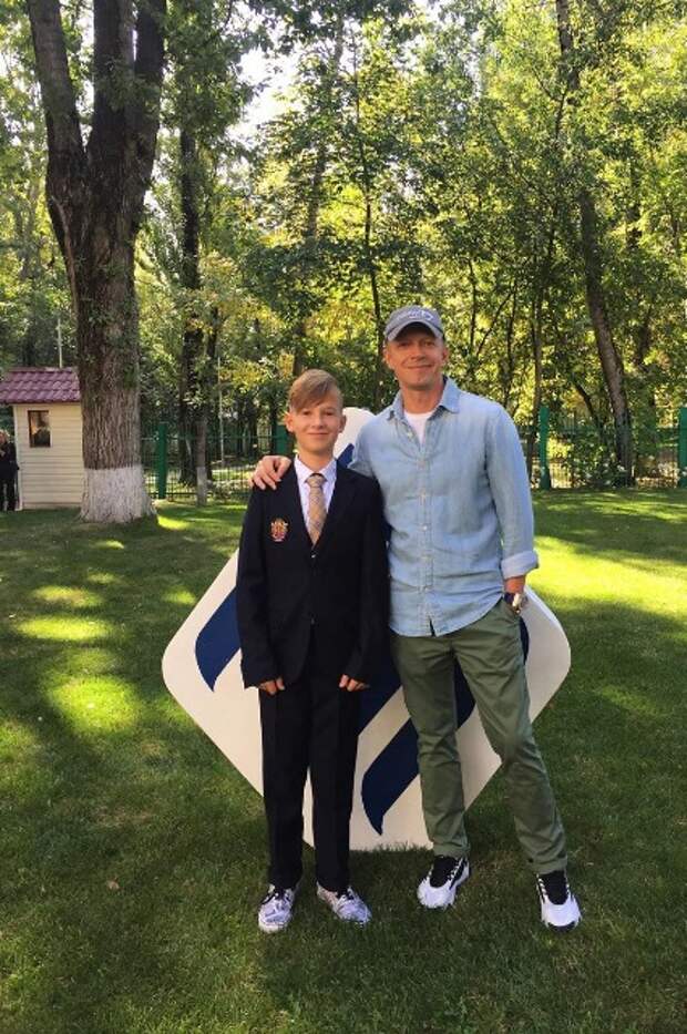 Антон Комолов с сыном Андреем