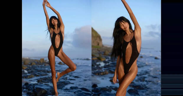 Жена Александра Цекало Дарина Эрвин поделилась кадрами с пляжной фотосессии