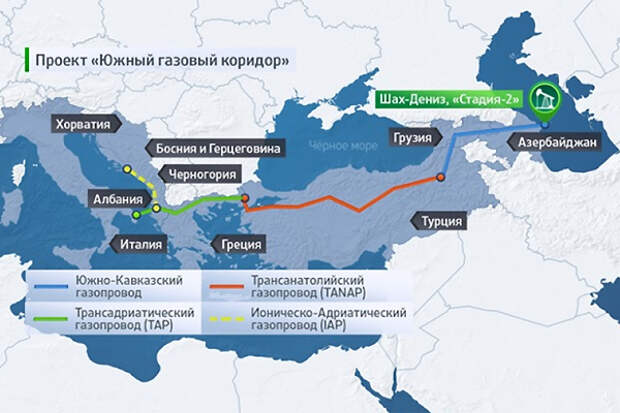 Глава ЕК увидела альтернативу газу РФ для ЕС в Азербайджане