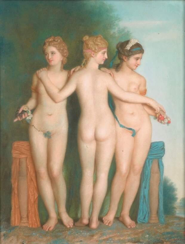 Jean Etienne Liotard. Три грации 