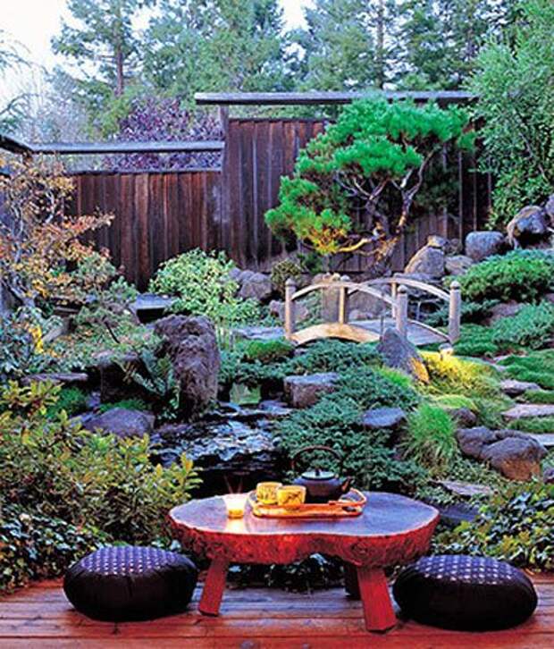 японский уголок в саду