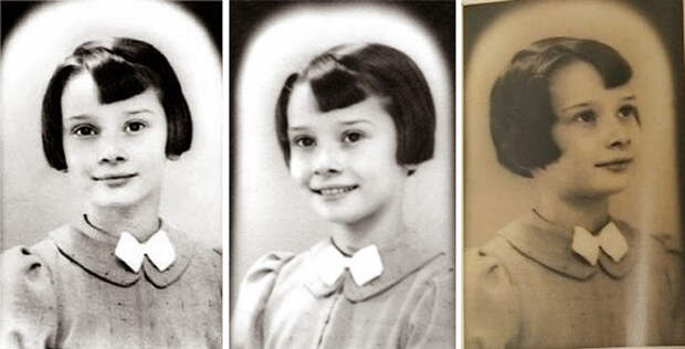 Невероятная Одри Хепбёрн. 30 детских и юношеских фотографий.