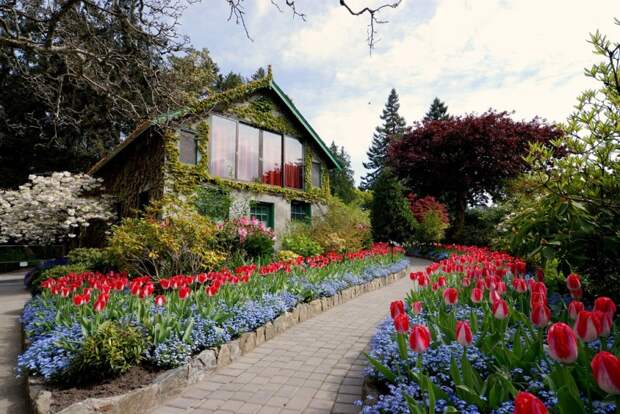 Сады Бутчартов (Butchart Gardens), остров Ванкувер, Канада