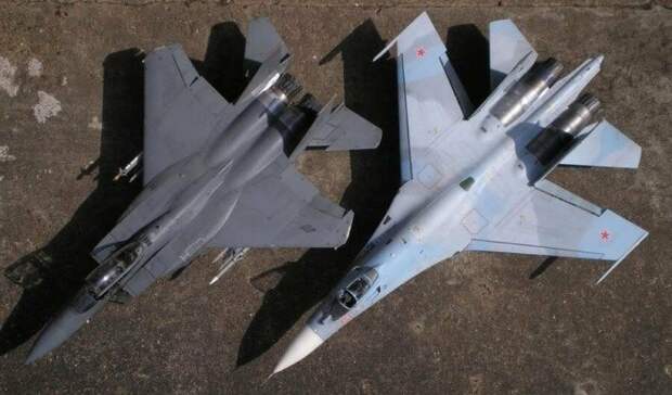 Как наш Су-27 в небе Америки F-15 гонял!