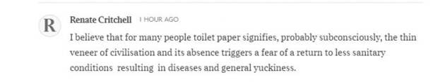 Британский психолог объяснил нездоровый интерес к туалетной бумаге во время пандемии