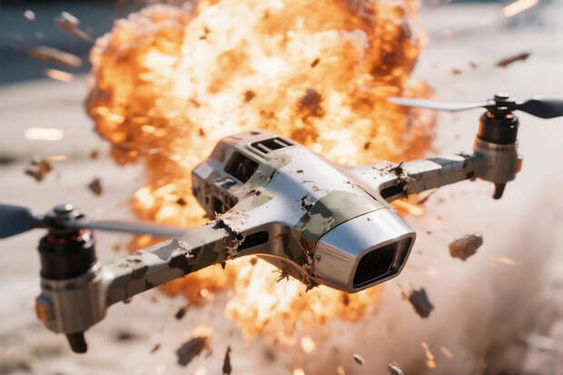 Упавший в Казахстане на границе с Россией дрон запустили с секретной базы ВСУ