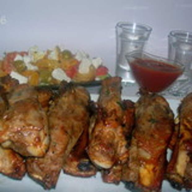 Свиные ребрышки на гриле необыкновенные, ароматные и вкусные