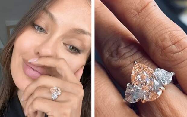 Фото: соцсети Виктория Боня — розовый бриллиант от тайного поклонника