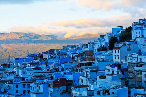 Голубой город Шефшауен, Марокко красивые места, мир, природа, путешествия, сказка