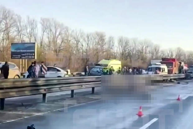 Shot: в Ростовской области фура протаранила несколько авто и сбила людей