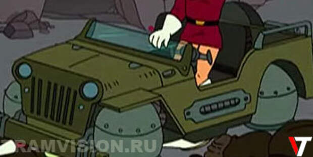 Футурама - машины в мультфильме