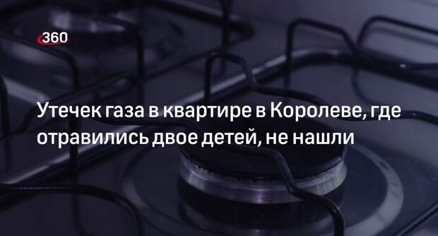 Минэнерго: газовое оборудование в доме в Королеве, где отравились дети, исправно