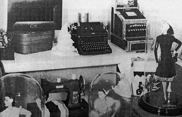 Внутри крипты размещены энциклопедии, исторические книги, научные работы, книги.