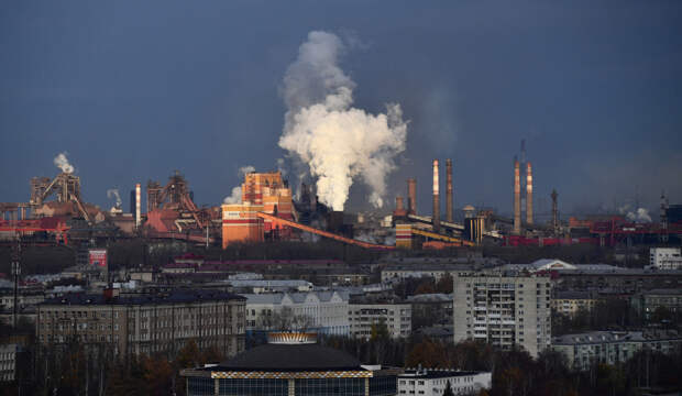 Российский город накрыло «черное небо»