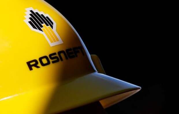 A view shows a helmet with the logo of Rosneft company in Vung Tau, Vietnam April 27, 2018. Picture taken April 27, 2018. REUTERS/Maxim Shemetov