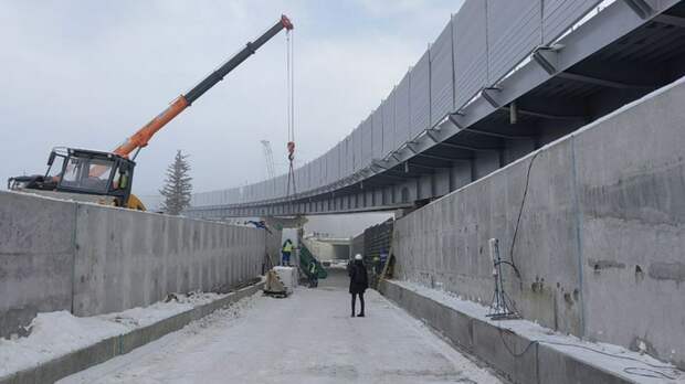 Строительство развязки в Барнауле / Фото: amic.ru