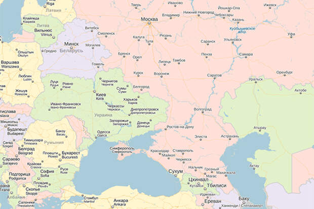 Республика Крым и город Севастополь в понедельник, через несколько дней после подписания соглашения о присоединении новых субъектов к России, появились на трех картах Российской Федерации: на сайте президента, Совета Федерации и на Яндекс.Картах (на фото)