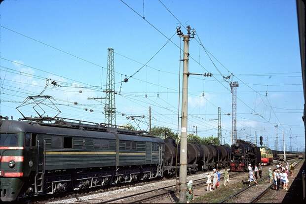 3414 СССР из окна поезда в 1975 году 