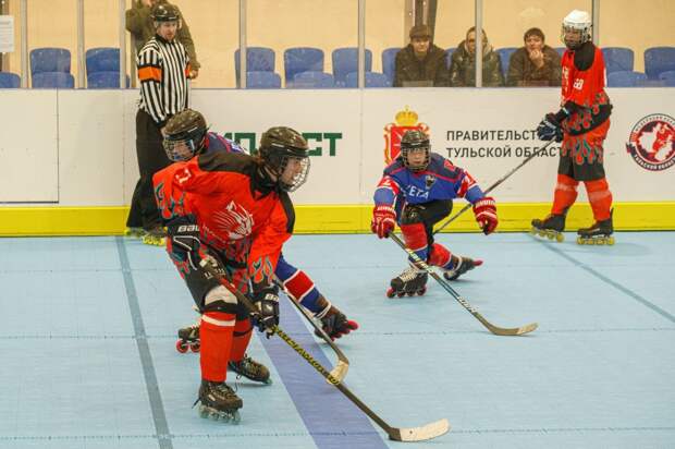 В Тульской области стартовал третий сезон хоккея на роликовых коньках