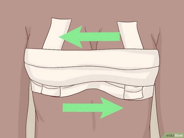 Как закрепить грудь скотчем (2 Diy)