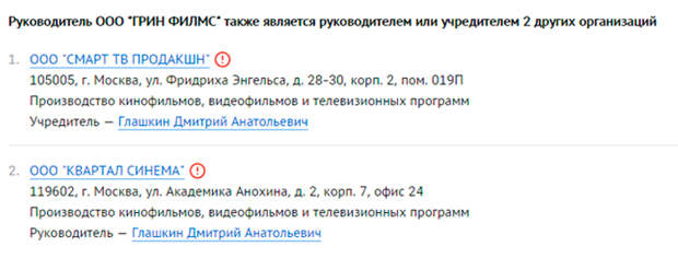 Скриншот с сайта checko.ru