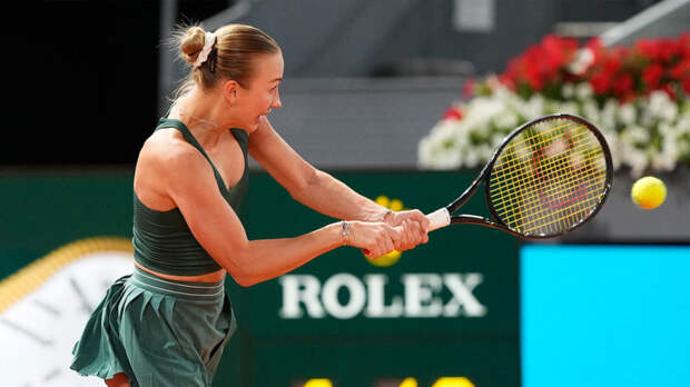 Потапова выбила Рыбакину в Мадриде и вышла в 1/4 WTA‑1000