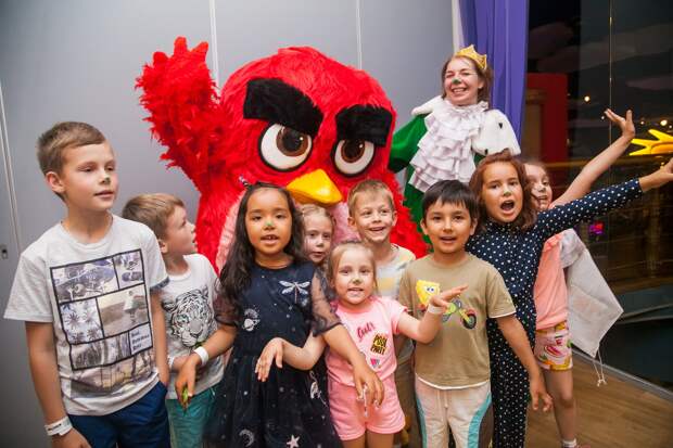 Детский день рождения в парке Angry Birds