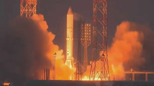 «Протон-М» вывел российские спутники связи на суборбитальную траекторию полёта