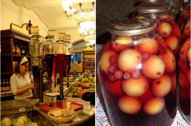 В магазине можно было попить свежих соков, а дома ждали вкусные самодельные компоты.