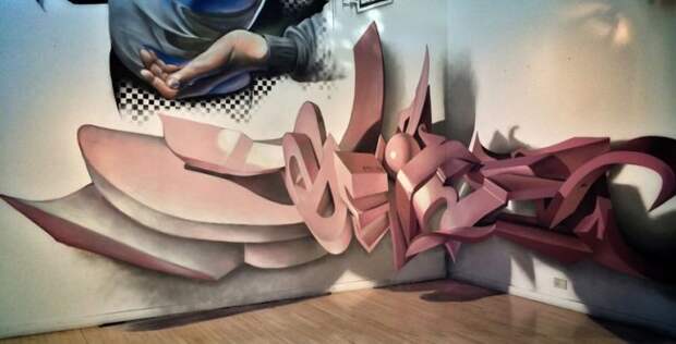 Анаморфотное искусство от Odeith (15 фото)