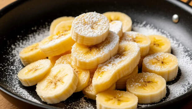 Обжарила бананы в кефирном кляре за 10 минут — и домашние забыли про магазинные сладости