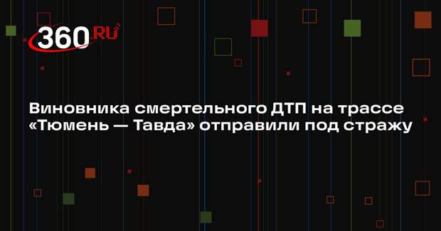 Виновника смертельного ДТП на трассе «Тюмень — Тавда» отправили под стражу