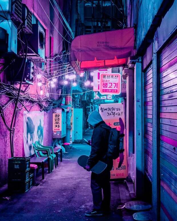 20+ Photos From Neon Hunting In A Cyberpunk City Tour