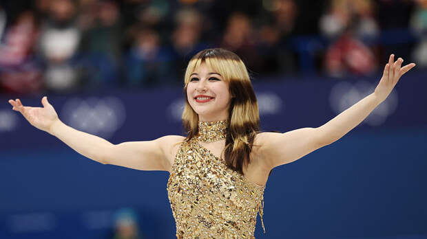 Американская фигуристка Лью после победы на ОИ по-русски поблагодарила поклонников