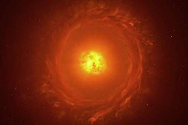 Одна из крупнейших звезд во Вселенной сбросила оболочку и может взорваться в любой момент