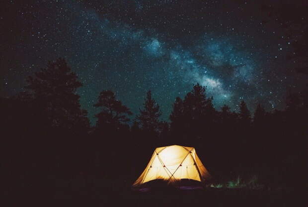 Палатка и ночное небо - красота! Источник: https://sun9-2.userapi.com/-Yrc1e_tqog0LHjocE6mjMELD73KxuRzgiZ46A/Xa6qxtNgnZI.jpg
