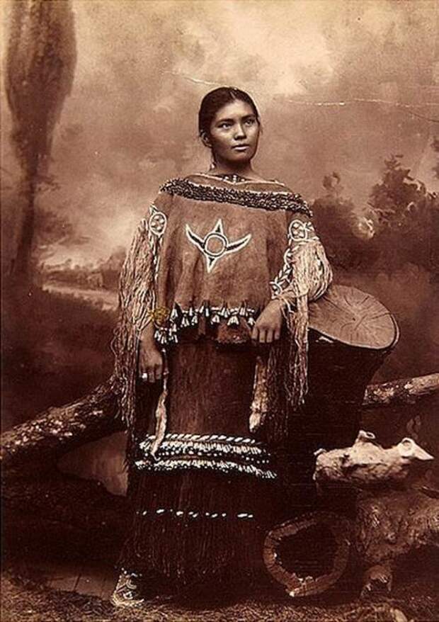 Девушка Апачи, 1902 женщины, индейцы, красота, племена, прерии